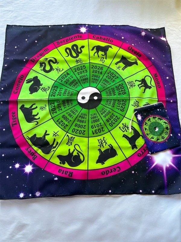 Paño para Tarot con Bolsa 70 x 70
